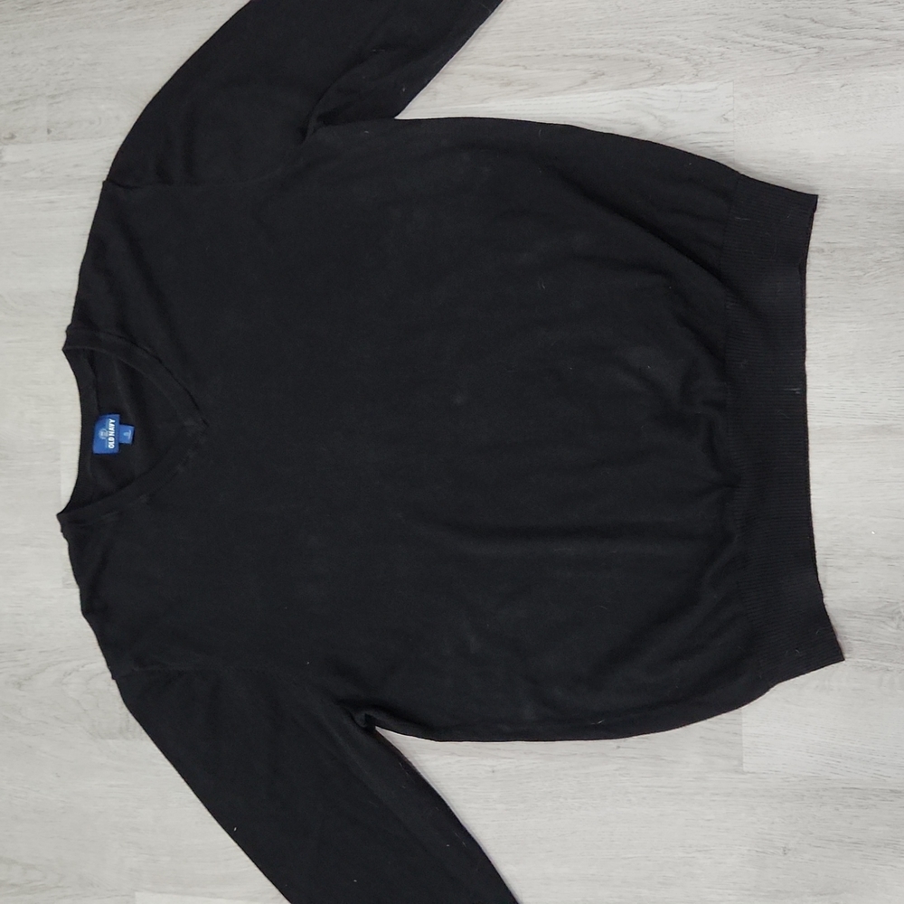 Men's Old Navy v Neck Sweater XL Black - Picture 3 of 4